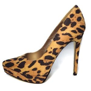 Luichiny Leopard Platform Stiletto Pump